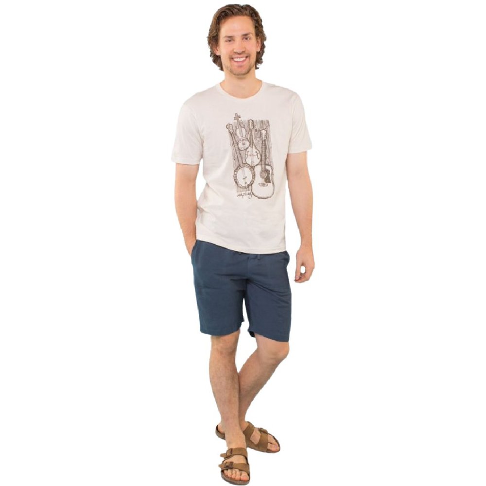 Mens Casual Eco-friendly Hemp Lounge Yoga Shorts